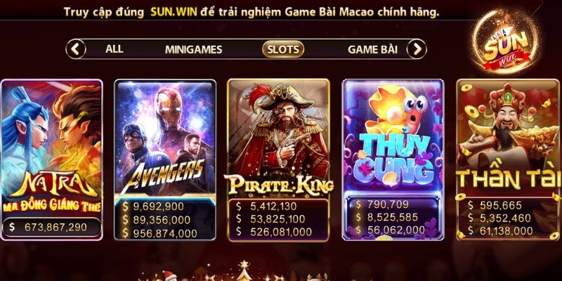 Sunwin và những nhóm game bài được mô phỏng từ casino quốc tế